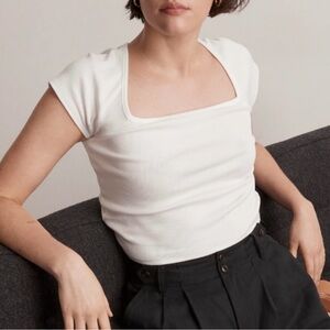 Madewell Brightside Square Neck Tee